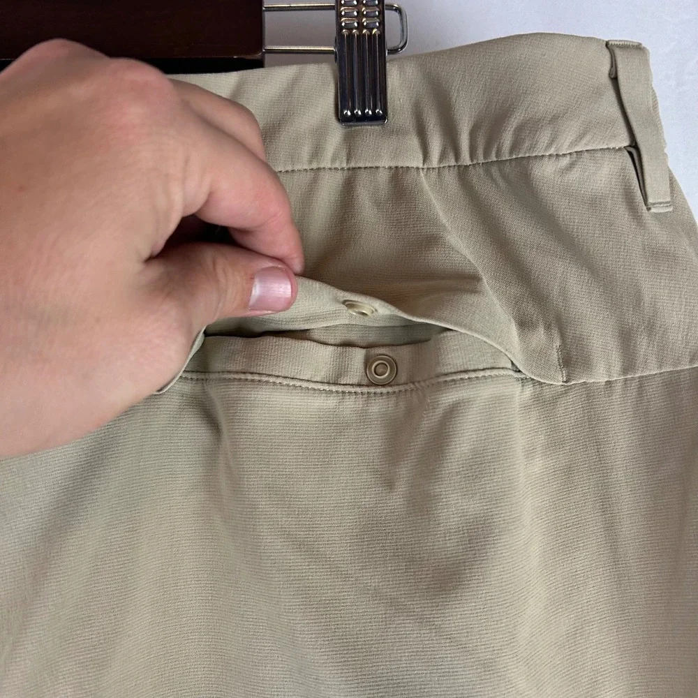 Lululemon ABC Pants 38x32 Mens‎ Khaki Slim Fit Technical Performance Golf Casual